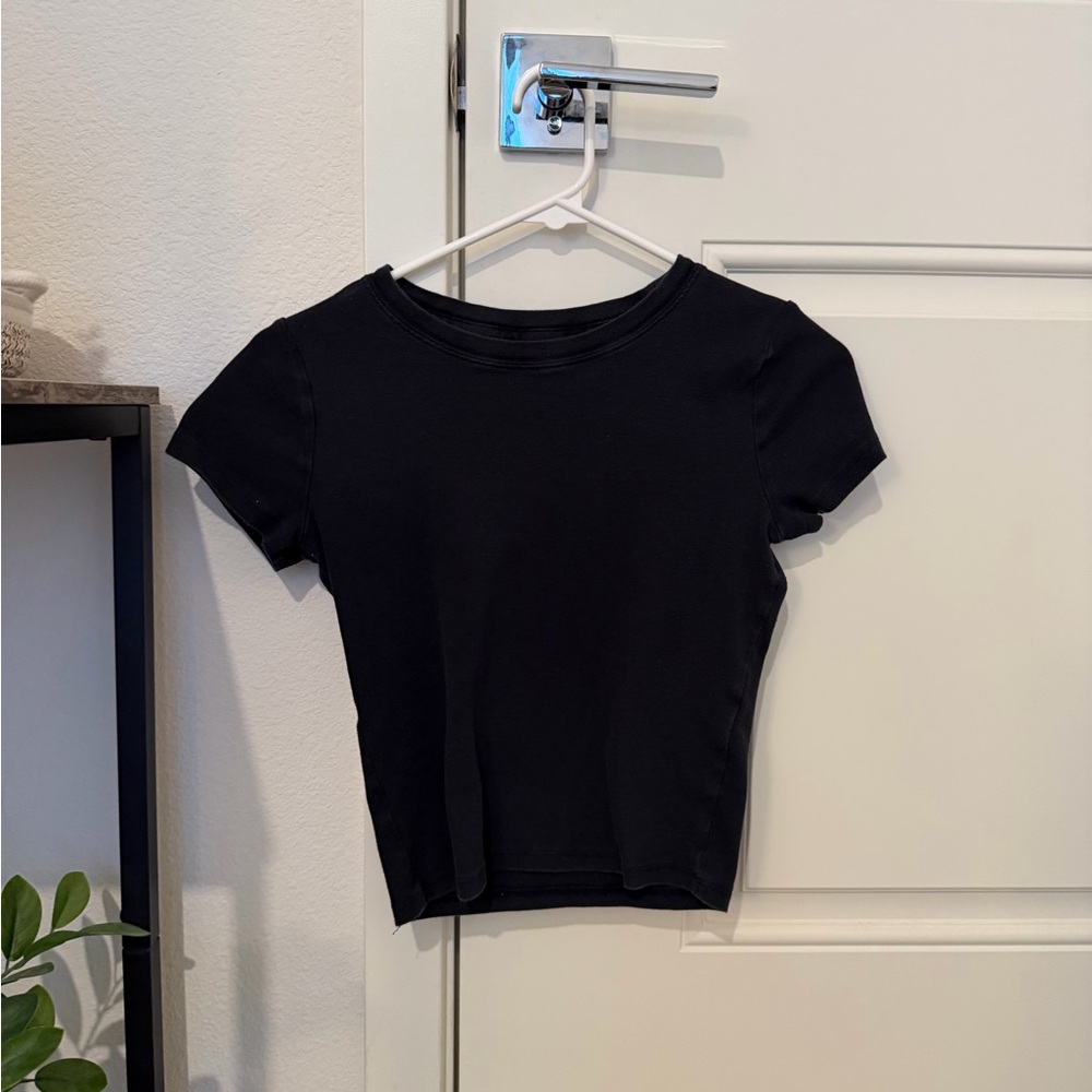 Hollister Black Baby Tee